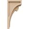 Ekena Millwork 6"W x 6"D x 12"H Wide Viola Rough Cedar Woodgrain TimberThane Corbel, Primed Tan CORUR06X06X12VIORCPR - alternate 6